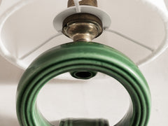 Circular Green Ceramic Wall Light
