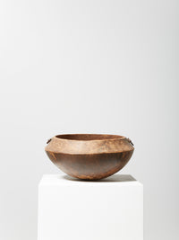 19th Century Brutalist Timber Bowl