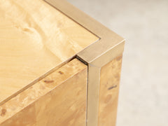 1970s Roche Bobois Burl Sideboard by Jean-Claude Mahey