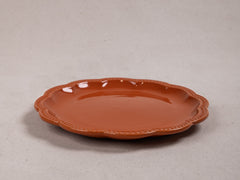 Italian Beaded Plate in Umber