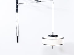 1950s French Metal Wall Lamp by Lunel