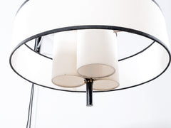 1950s French Metal Wall Lamp by Lunel