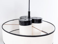 1950s French Metal Wall Lamp by Lunel