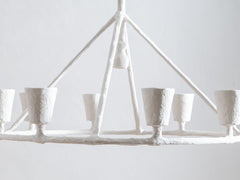 Contemporary Plaster Chandelier - George