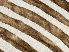 Psychedelic Labyrinth Beige Dip Dye Rug