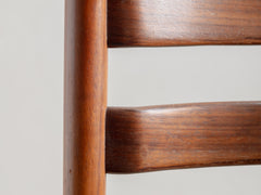 Italian Wood and Leather Dining chair