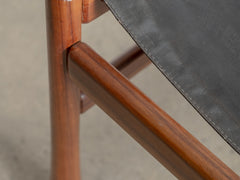Italian Wood and Leather Dining chair