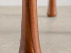 Italian Wood and Leather Dining chair