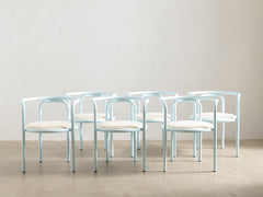 Locus Solus Armchairs by Gae Aulenti in Sunfish Stripe