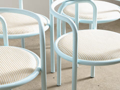 Locus Solus Armchairs by Gae Aulenti in Sunfish Stripe