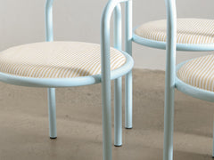 Locus Solus Armchairs by Gae Aulenti in Sunfish Stripe