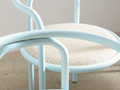 Locus Solus Armchairs by Gae Aulenti in Sunfish Stripe