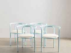 Locus Solus Armchairs by Gae Aulenti in Sunfish Stripe
