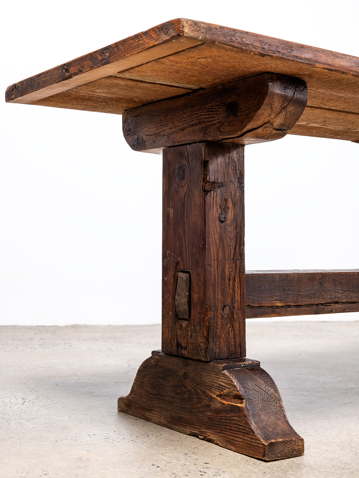 1900s Mountain Pine Console Table