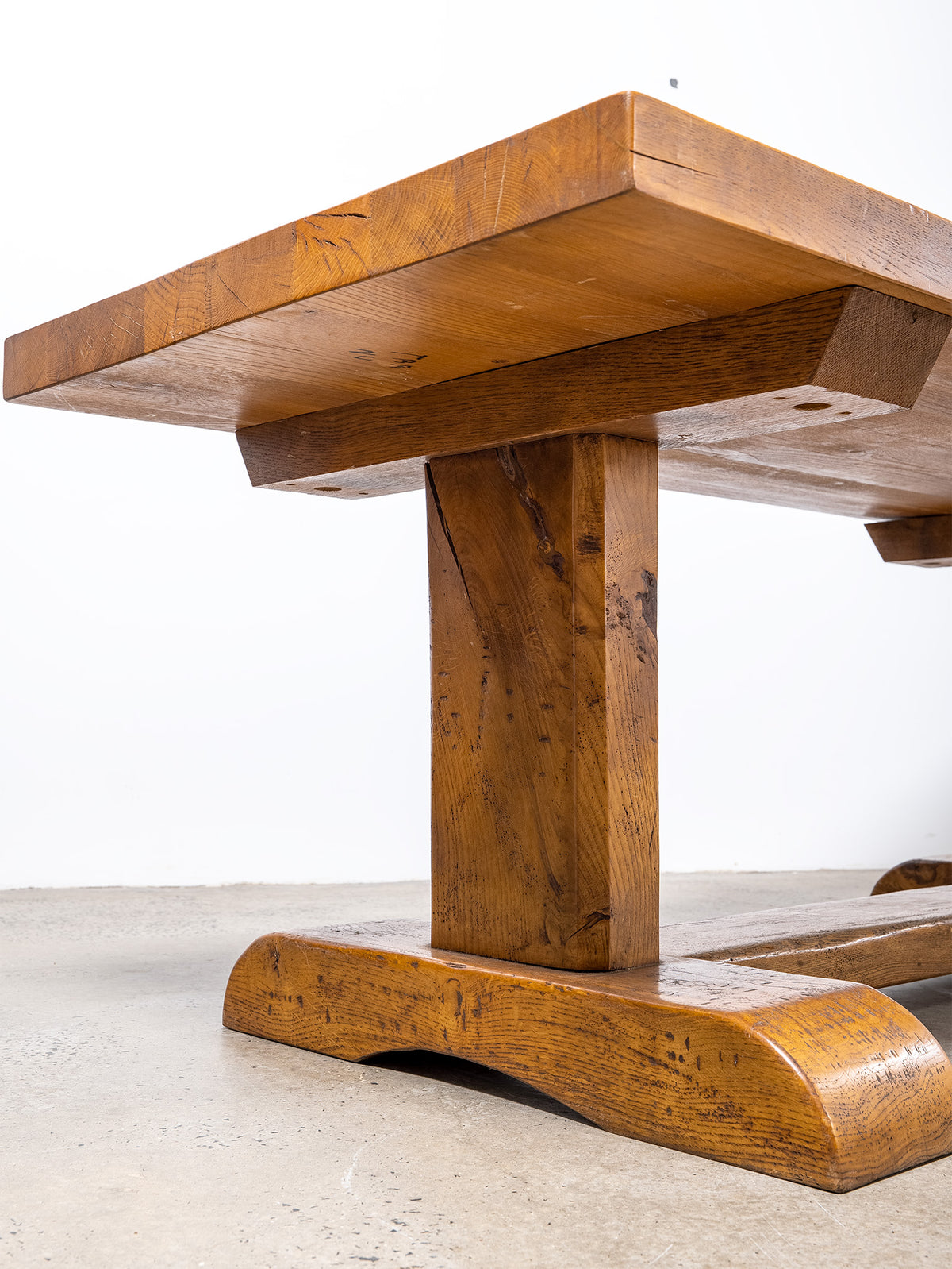 1900s Oak Monastery Table