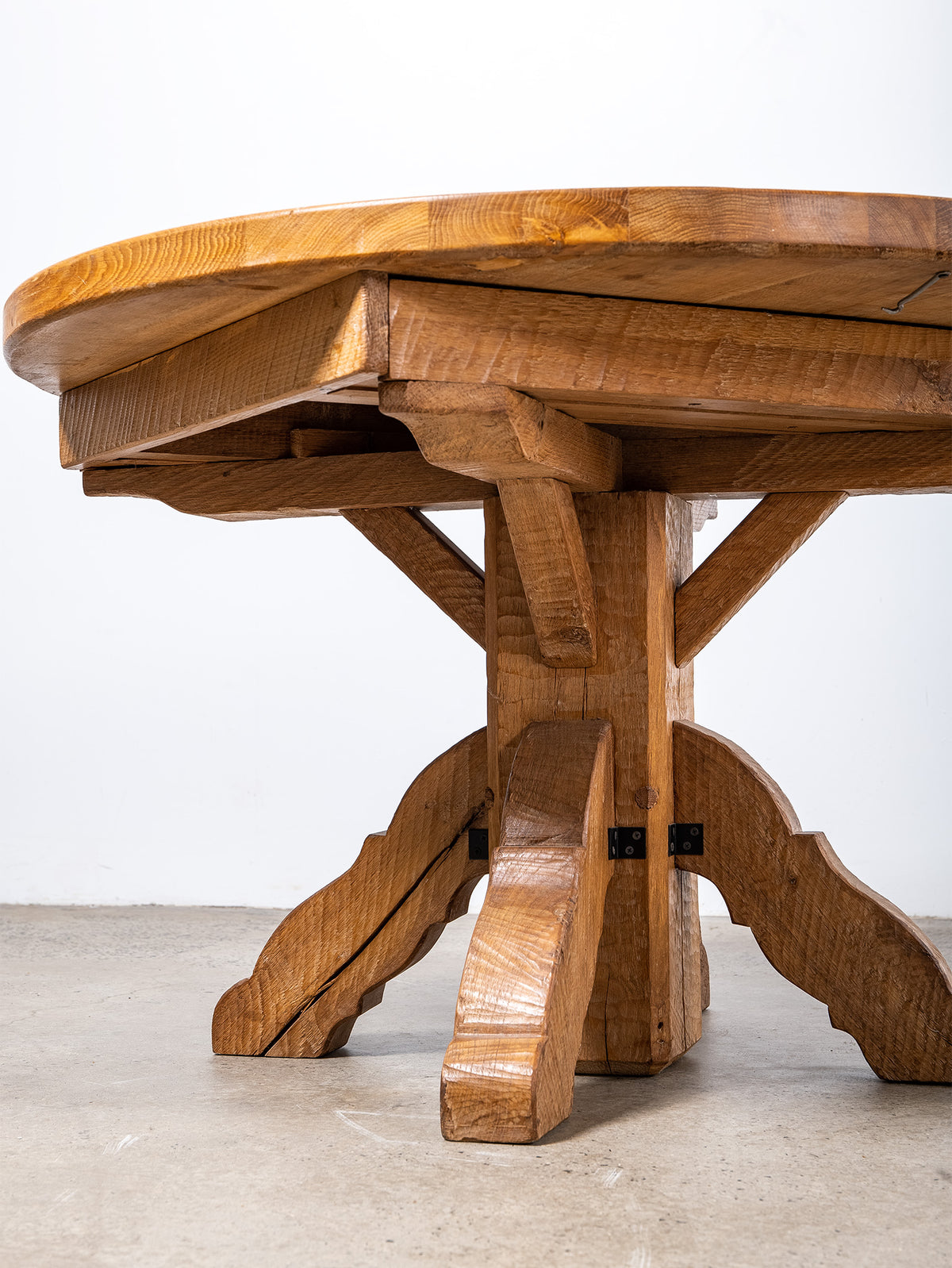 Extendable Mid-Century Dining Table by De Puydt