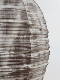 Oval Folding Silk Pendant Natural Dye