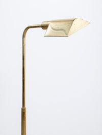 JPF Mendizabal Adjustable Brass Pharmacy Floor Lamp