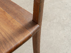 Art Deco Oak & Mahogany Armchair