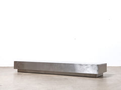 Stainless Steel Coffee Table, Brushed
