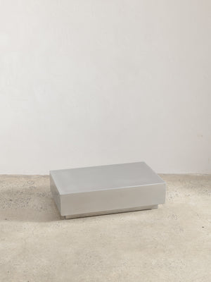 Stainless Steel Coffee Table, Brushed