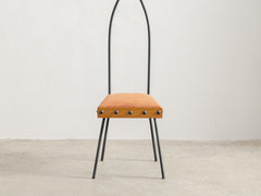 Jean Royere Iron & Wood Chair