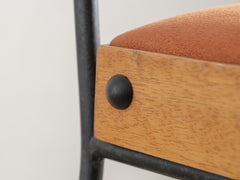Jean Royere Iron & Wood Chair