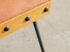 Jean Royere Iron & Wood Chair