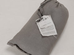 Embroidered Linen Bedspread, Cocoa