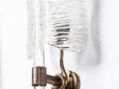 Murano Barovier Brass Wall Light