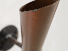 1970s Italian Copper Wall Light