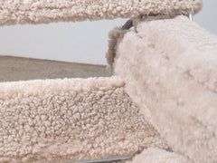 Wassily Chair with Sheepskin Upholstery, Dublin Bay