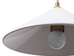 Italian Ceramic Lamp Shade - Bianco