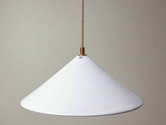 Italian Ceramic Lamp Shade - Bianco