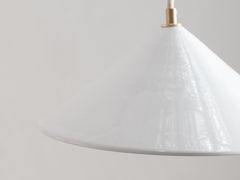 Italian Ceramic Lamp Shade - Bianco