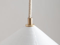Italian Ceramic Lamp Shade - Bianco