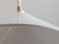 Italian Ceramic Lamp Shade - Bianco