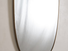 1950s Italian Brass Mirror