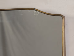 1950s Italian Brass Mirror