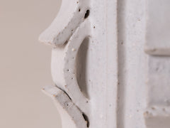 Vase Rythme 03 in White Stoneware