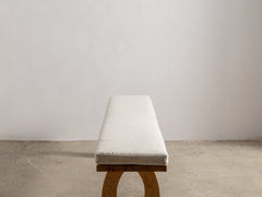 Sintra Bench with Cushion - Oak