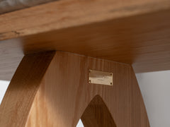 Sintra Bench with Cushion - Oak