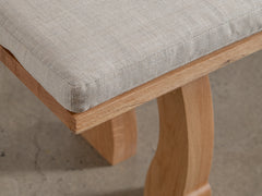 Sintra Bench with Cushion - Oak