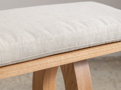 Sintra Bench with Cushion - Oak