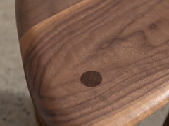 Arc De Stool 37 - Walnut