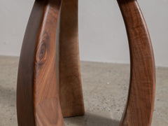 Arc De Stool 37 - Walnut