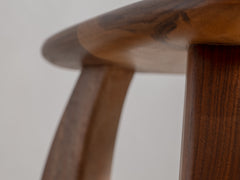 Arc De Stool 37 - Walnut