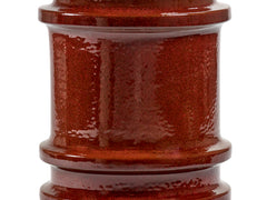 Pawn Side Table - Dark Red