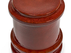 Pawn Side Table - Dark Red