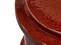 Pawn Side Table - Dark Red